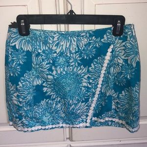 Lilly Pulitzer Blue Skort 0